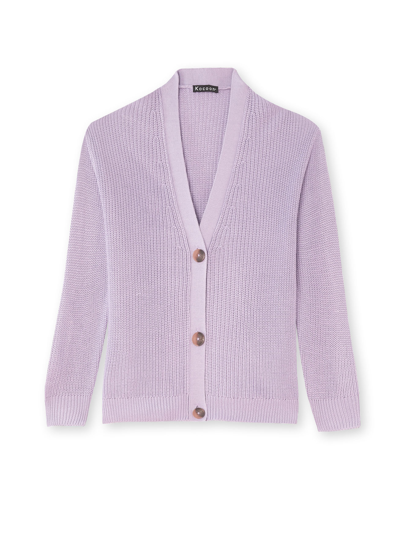 Gilet en côtes perlées