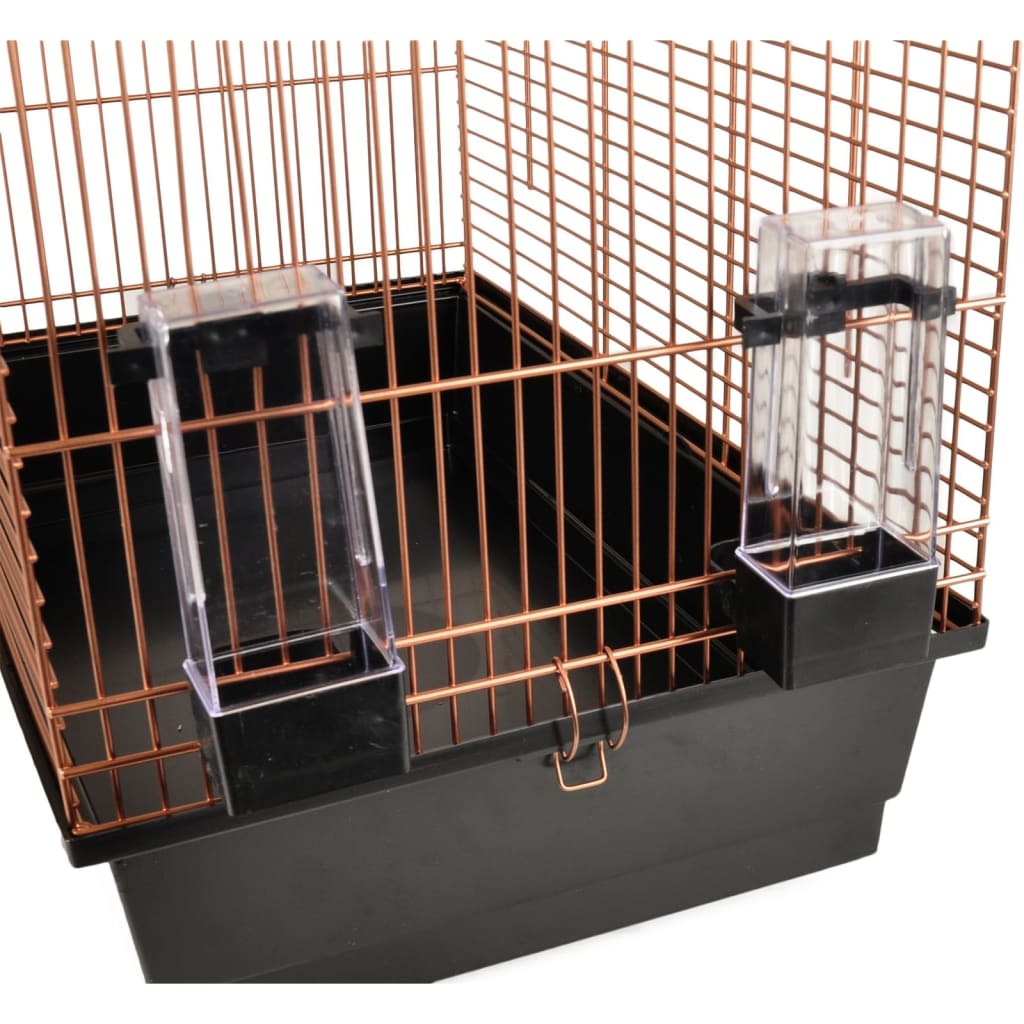 Cage à perruches klara 3 54x34x74,5 cm cuivre