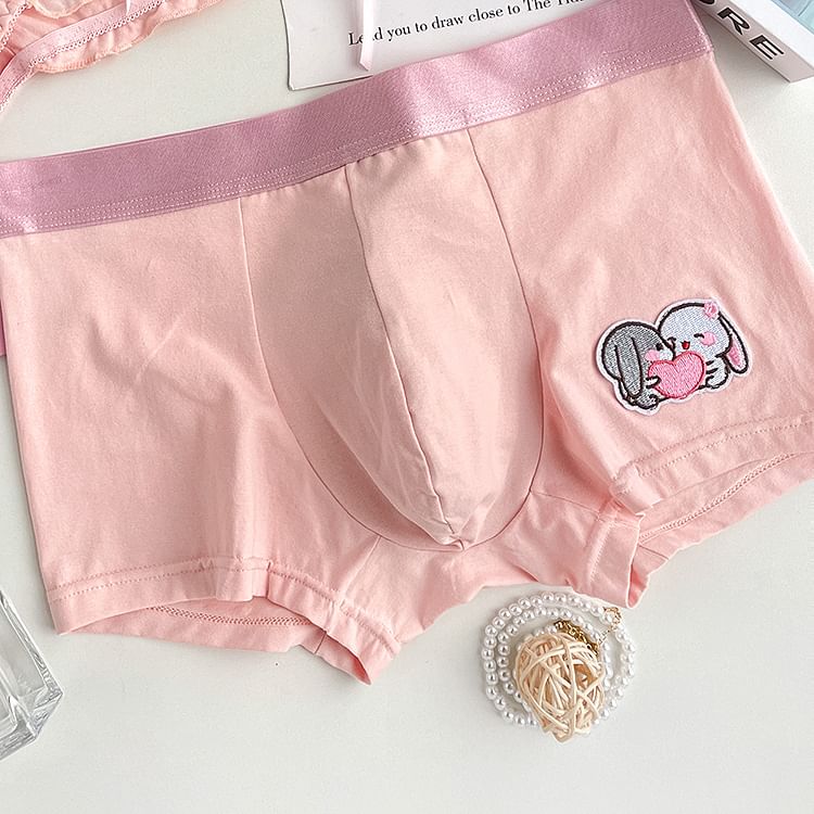 Pancherry - Cartoon Print Boxershorts / Set