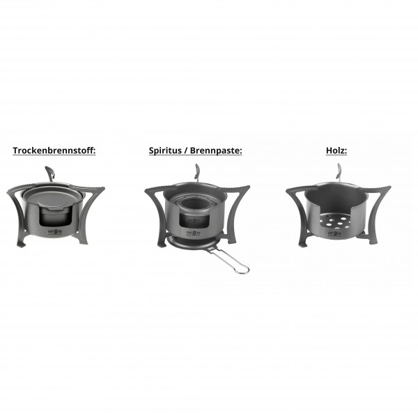 Origin Outdoors - Titan Kocher Combo - Réchaud à combustible sec