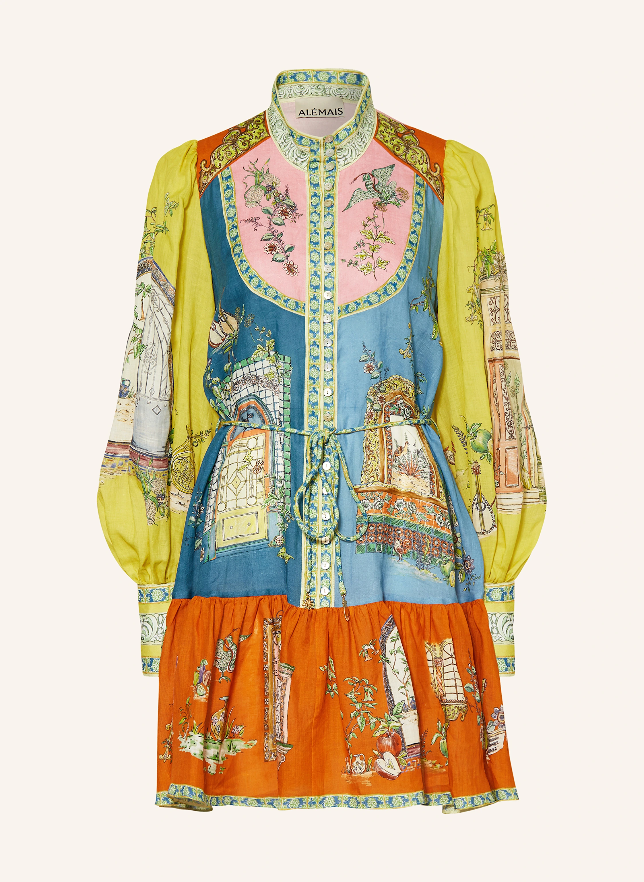 ALÉMAIS Kleid MONTE mit Rüschen