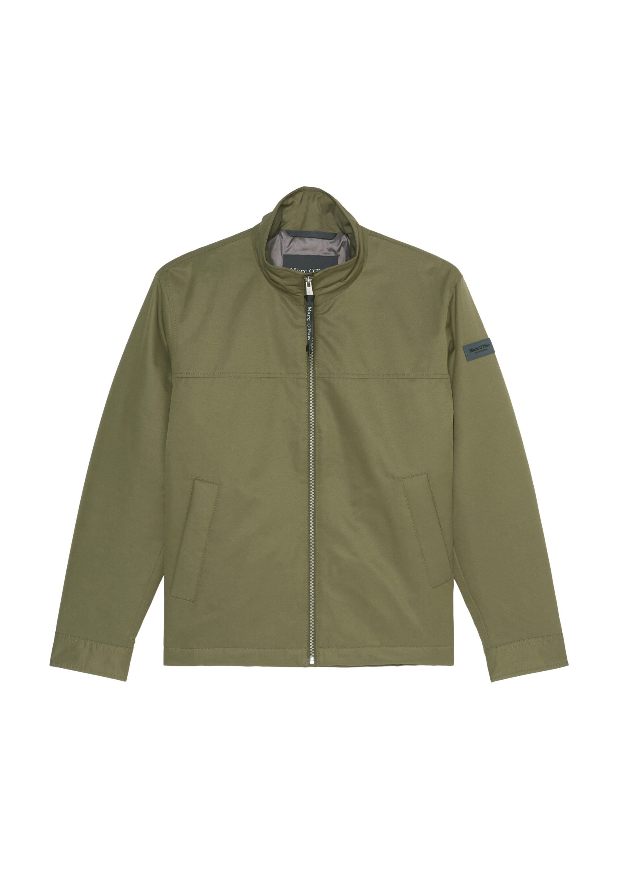 Stehkragen-Jacke regular in Micro-Twill-Qualität