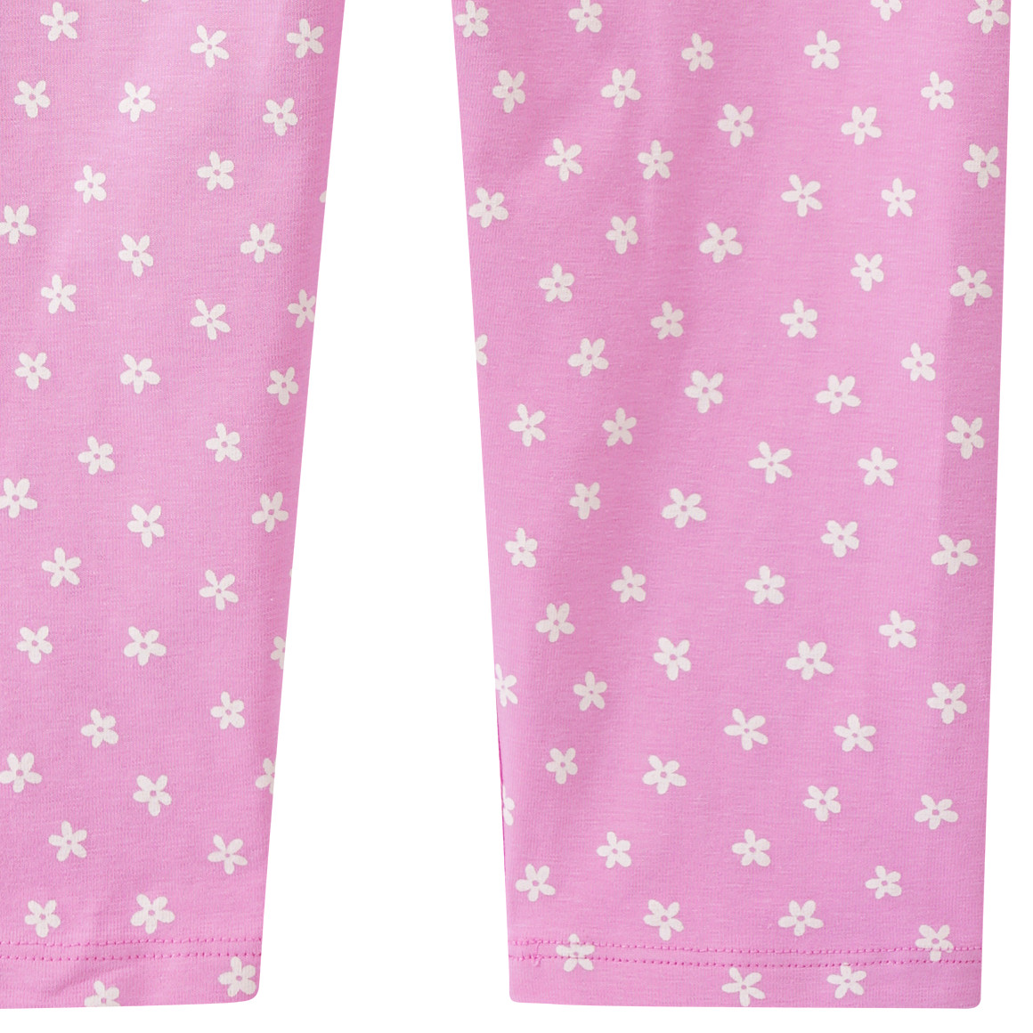 Topolino Mädchen Capri-Leggings mit Allover-Print rosa / weiss