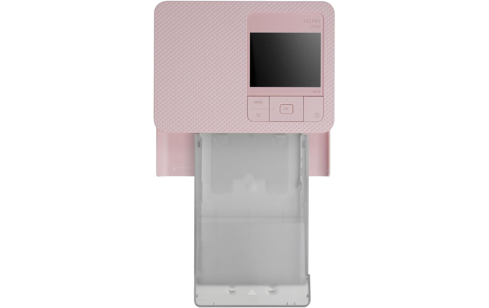Canon Fotodrucker »Selphy CP1500 pink, 300x300dpi,WLAN«