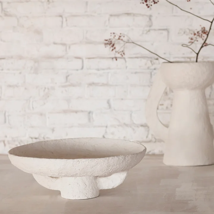 Serax - Earth Schale, Ø 45 x H 16 cm, weiss