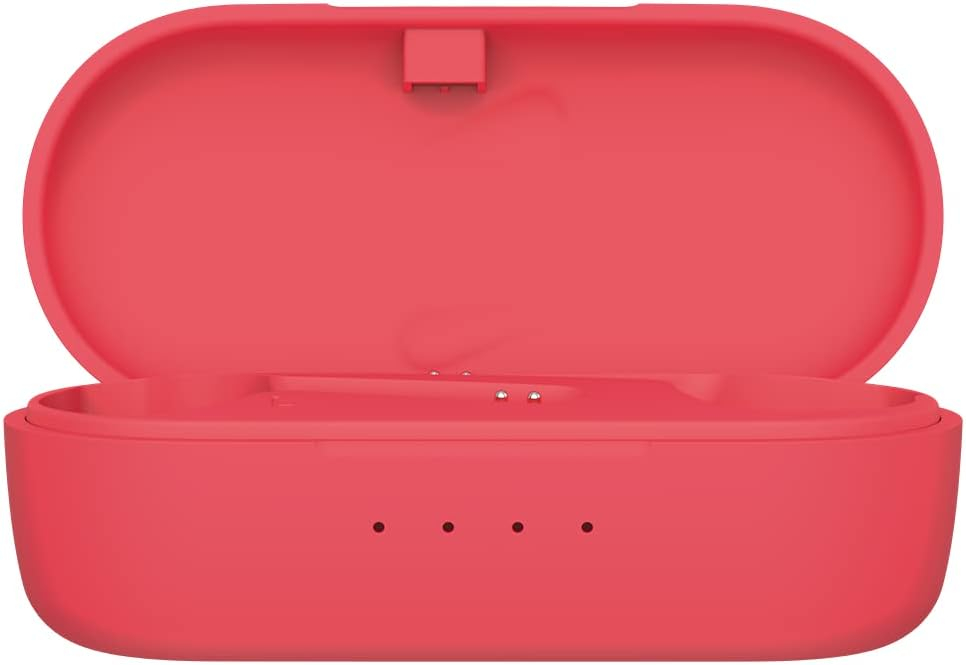 True Music TWS Bluetooth 5.2 In-Ear Kopfhörer Headset IPX4 mit Ladecase (D4273M) - Rot