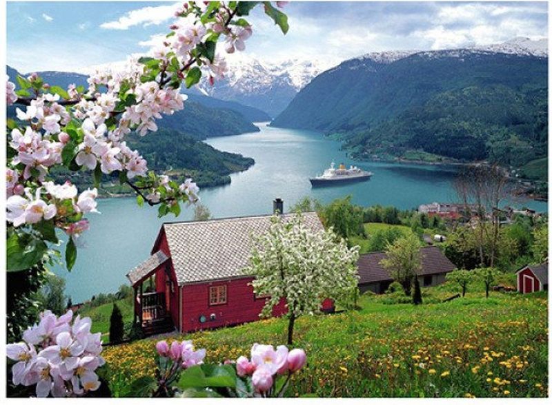 Ravensburger - Scandinavische Idylle - Puzzel - 500 Stukjes