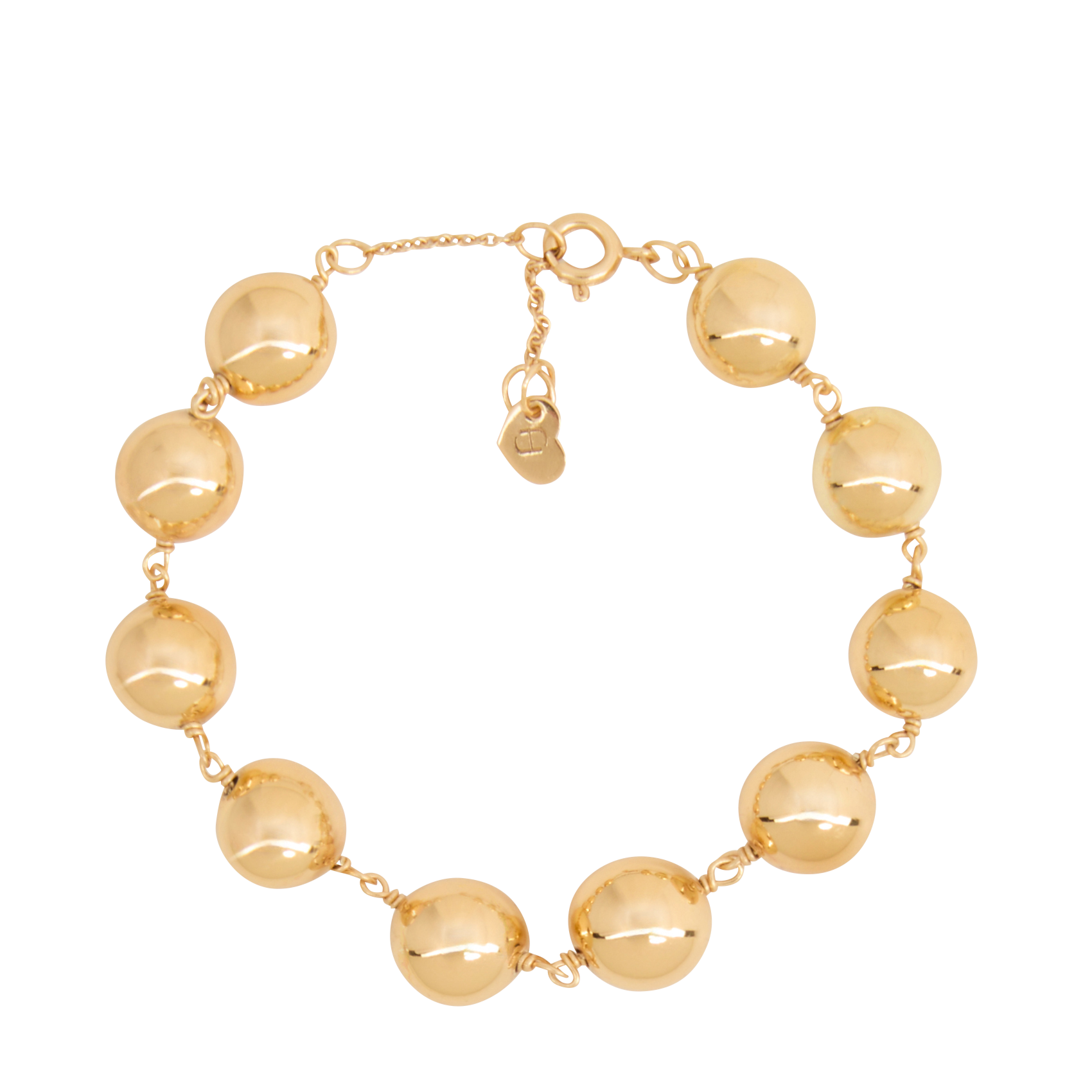 LENNA - Bracelet en laiton doré | Doré