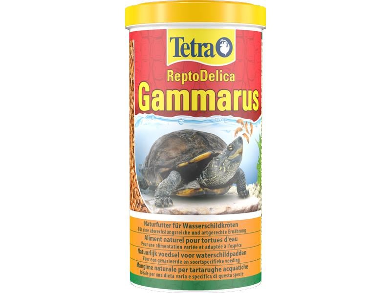 Tetra Ergänzungsfutter Gammarus, 1 l Hochwertiges Naturfutter für Wasserschildkröten