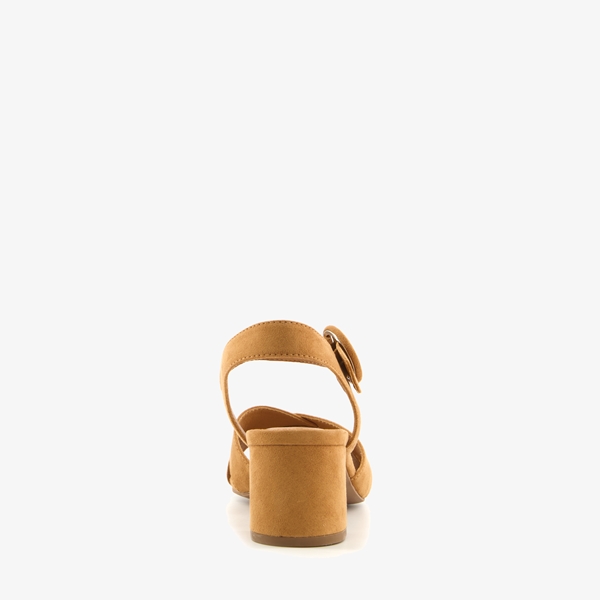 Blue Box dames sandalen met hak bruin