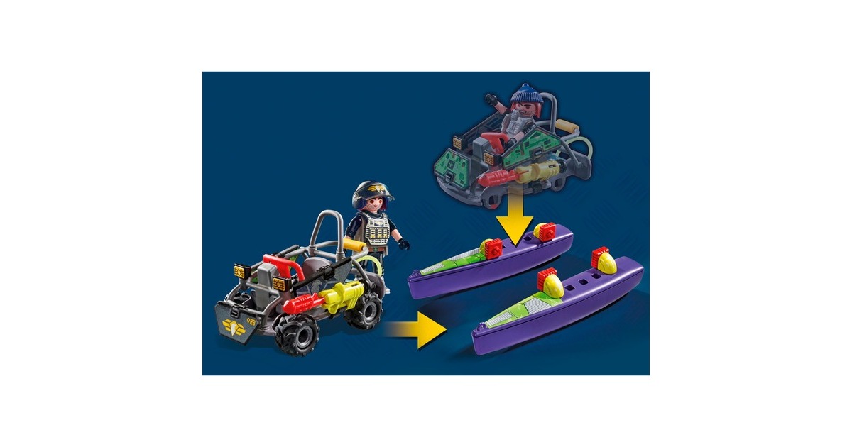 PLAYMOBILCity Action - SWAT multi-terreinwagen 71147 Constructiespeelgoed