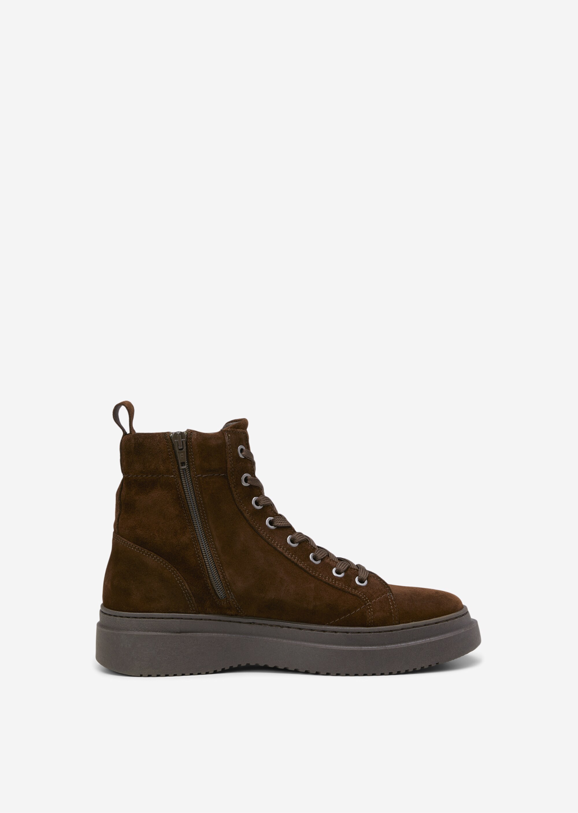 Schnürstiefel mit Innenzipper