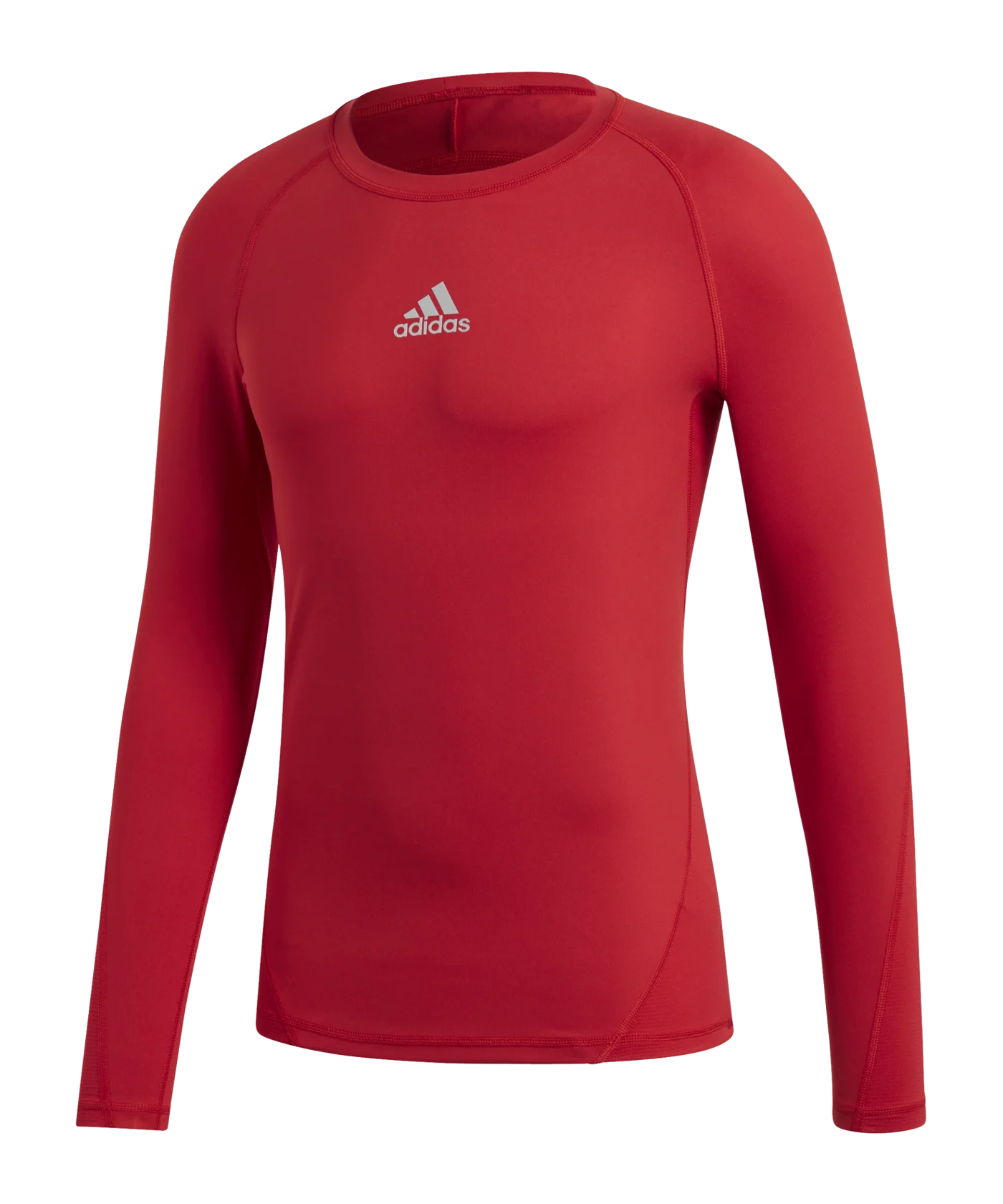 adidas Alphaskin Sport Shirt Longsleeve Rot