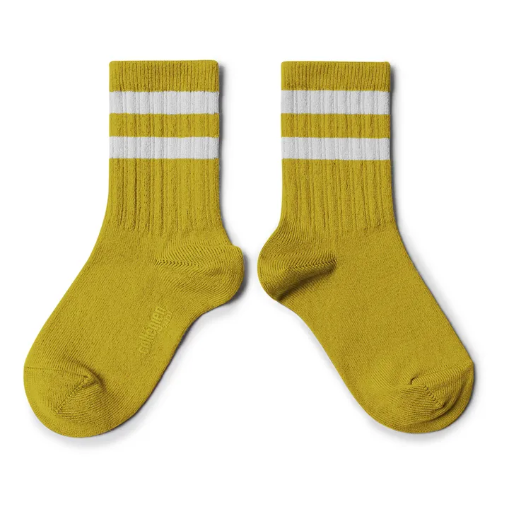 Collégien Chaussettes Nico | Jaune tournesol