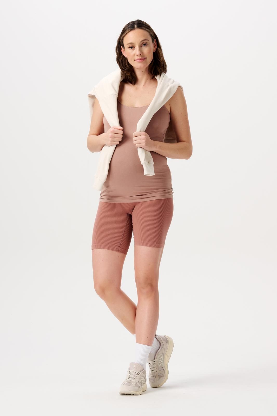 Noppies Maternity Shorts biker shorts Nais - Burlwood