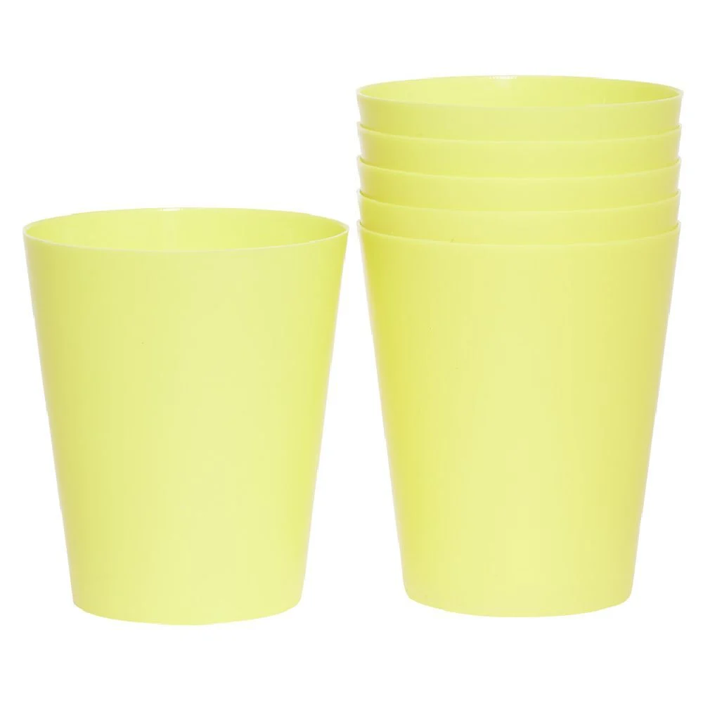 Distributeur de boisson en plastique avec robinet et 4 gobelets