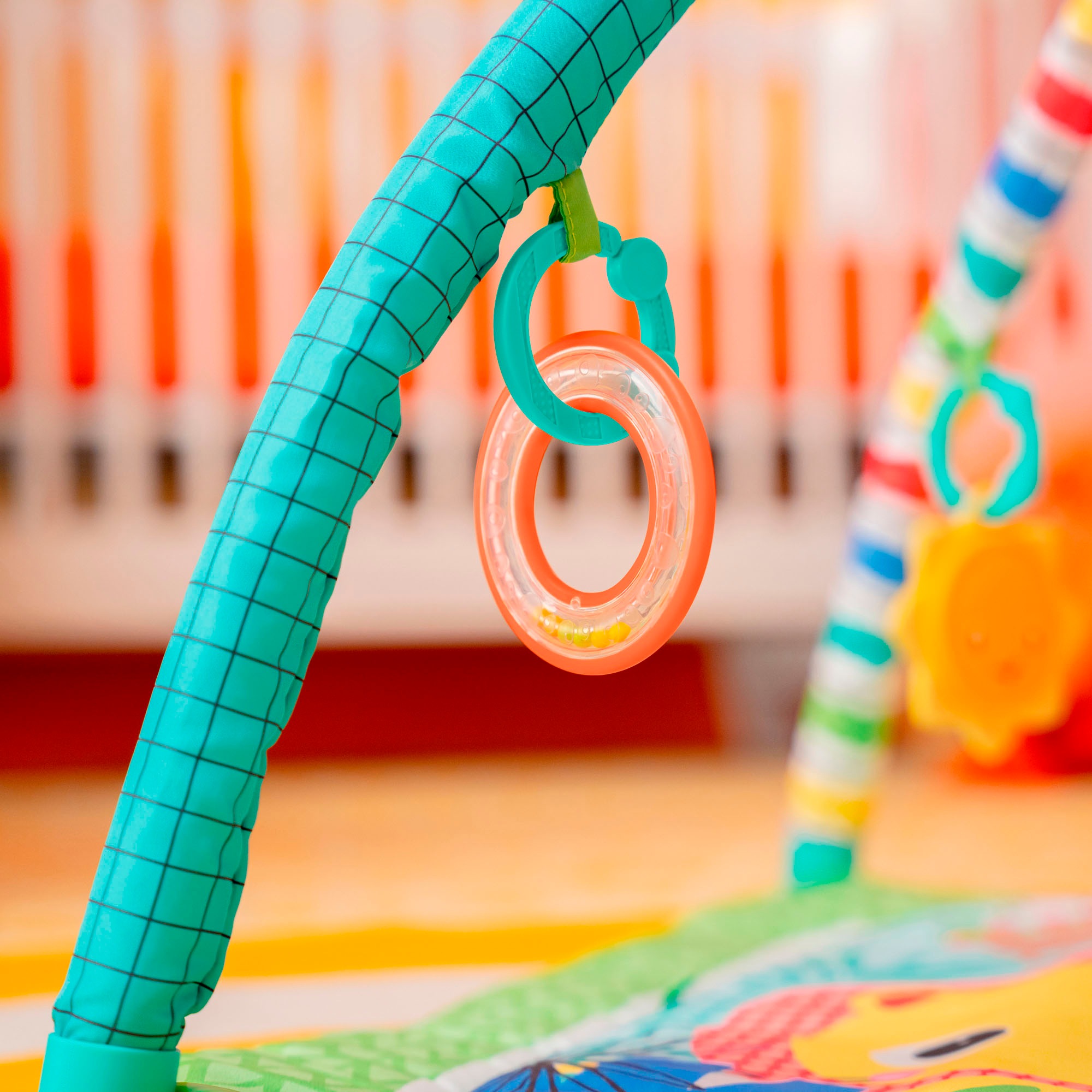 Bright Starts Baby Gym »Wild Wiggles™ FoldAway Activity Gym™« mit verschiedenen Melodien