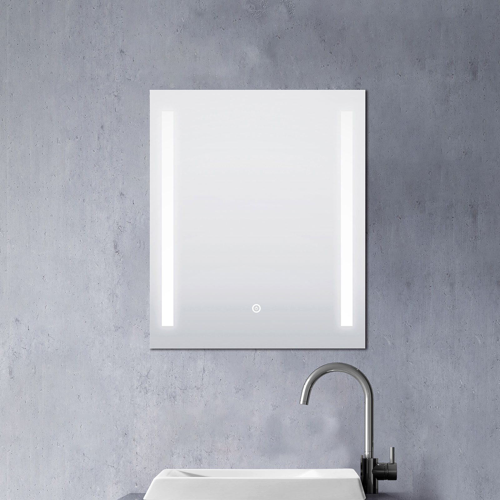 LED-Spiegel - dimmbar - 51x61 cm