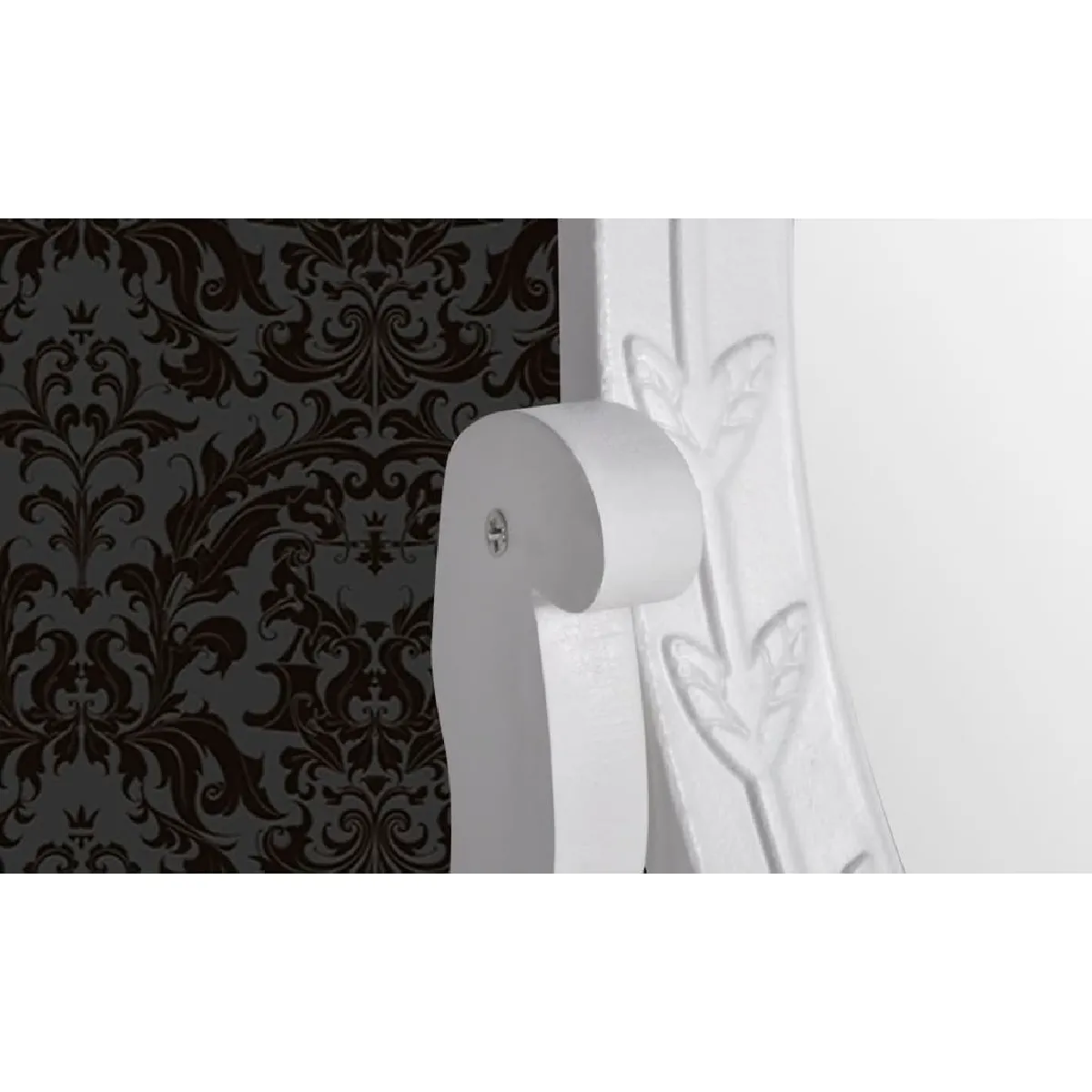 vidaXL Coiffeuse avec Miroir Ovale - MDF