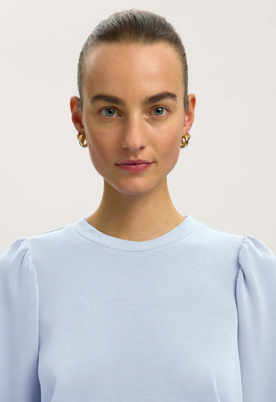 Selected Puff Sleeve Sweatshirt
