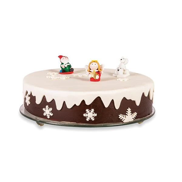 3 Pics déco thème Noël : Lutin, ange, ours blanc Patisse