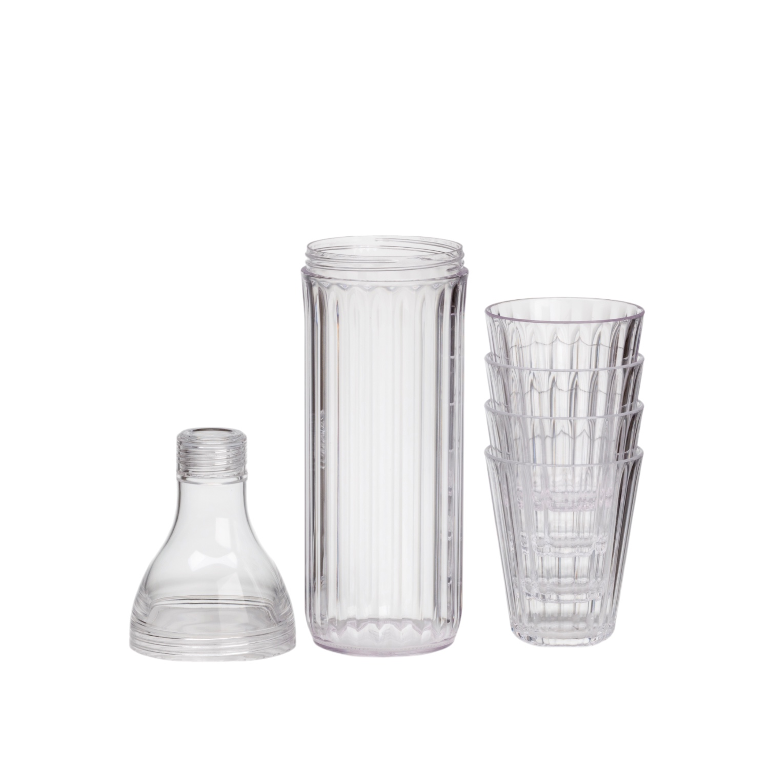 Flamefield Infuser set met waterfles en 4 glazen
