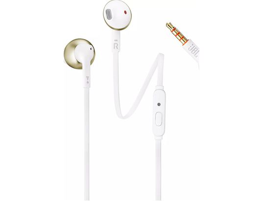 JBL - Ecouteurs T205 Chrome