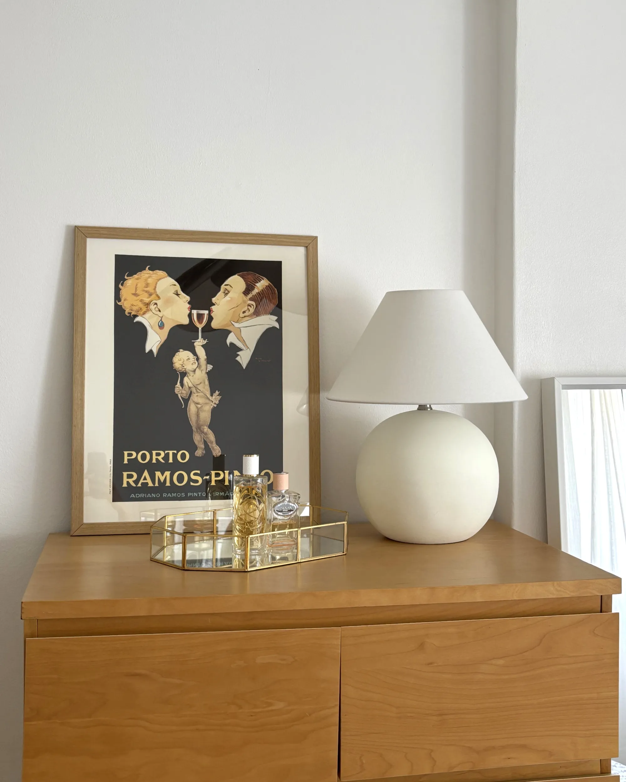 Decoratief dienblad CHABRIS Glas Goud