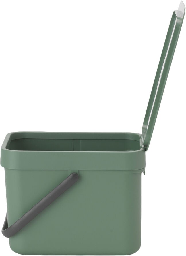 Brabantia Affaldsspand m/låg sort.kon. 6 ltr. Fir green