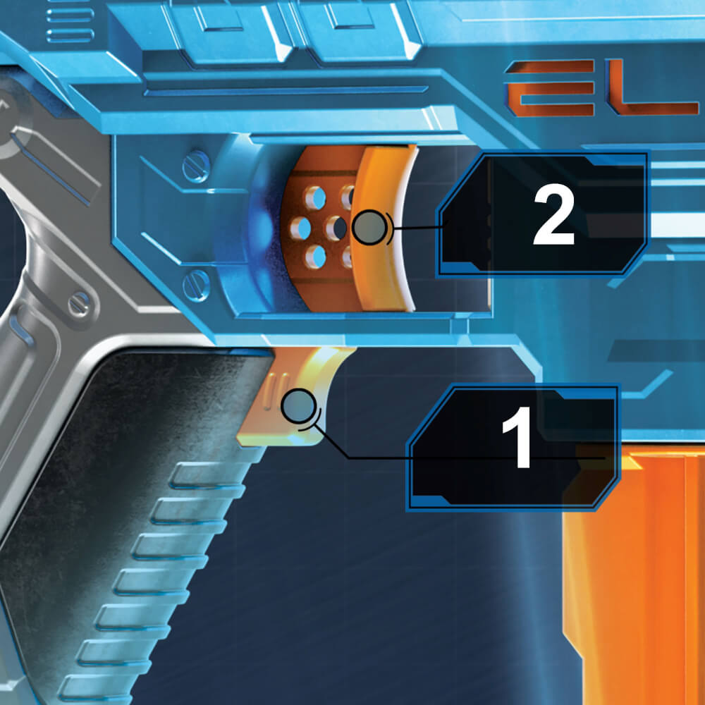 Nerf  Elite 2.0 Turbine CS 18