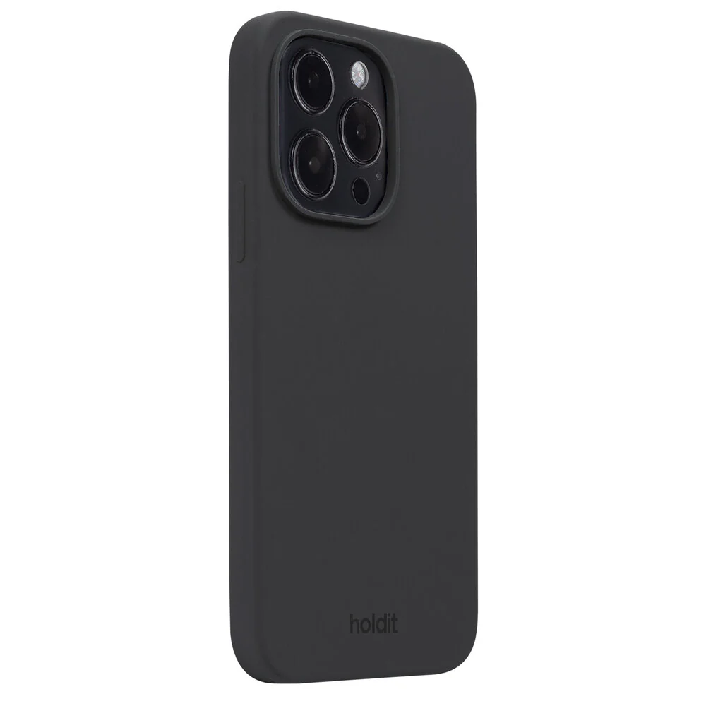 Holdit  iPhone 14 Pro Silicone cover - Sort