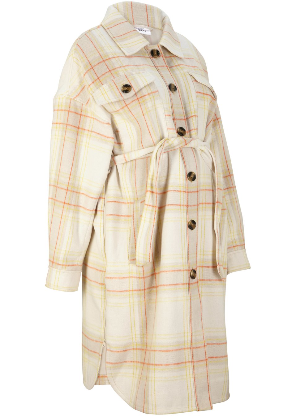 Veste-chemise longue de grossesse