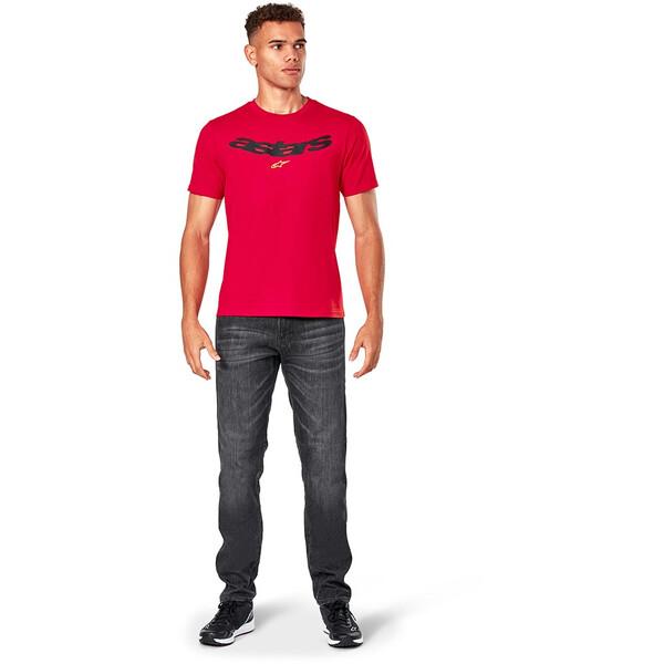 Alpinestars - T-shirt Elliptic SS CSF Rouge