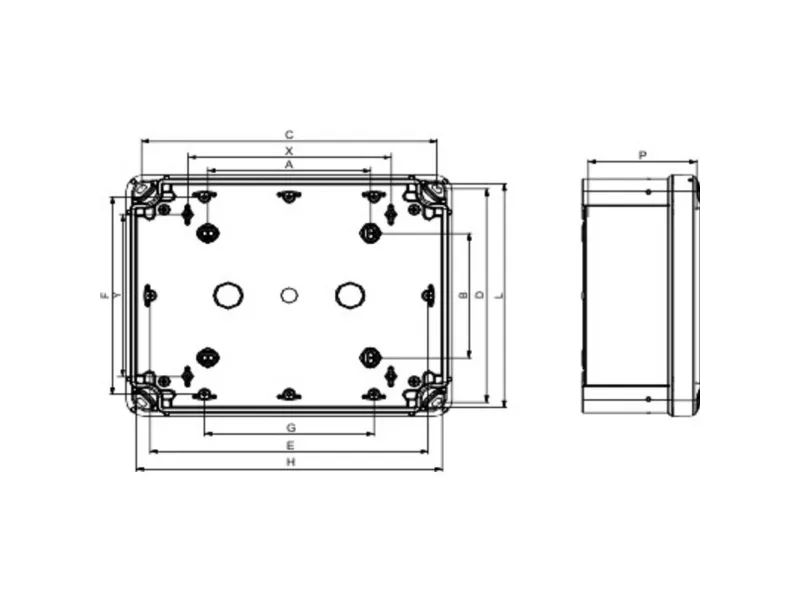 Schneider Electric Thalassa TBP, 241 mm, 88 mm, 291 mm, 860 g, 1,02 kg, 250 mm