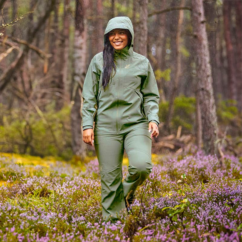 Cloud 3L Shell Pants Dame Dusty Green