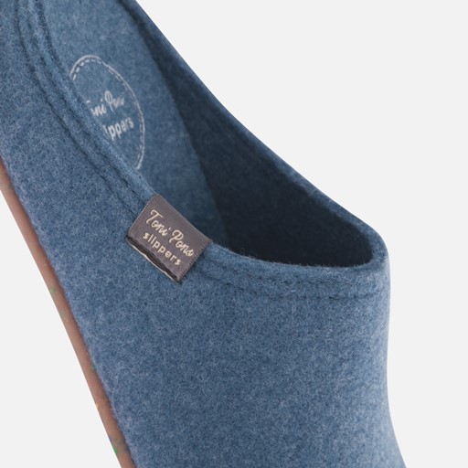 Toni Pons Pantoffels Mona blauw Vilt