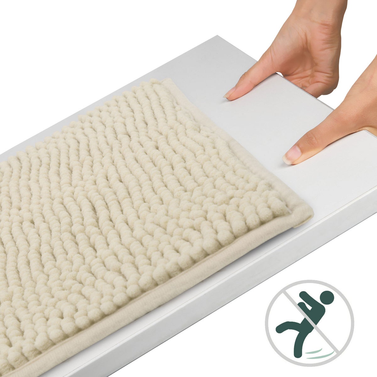 Beautissu BeauMare WR Deurmat 50x80cm Naturel