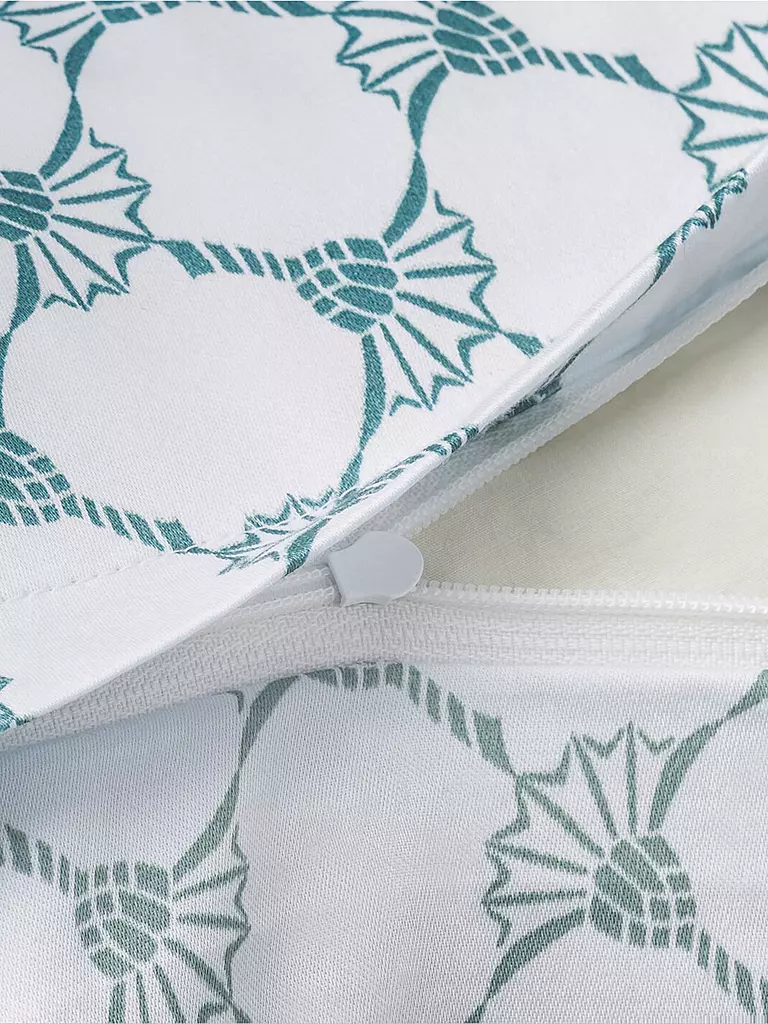 JOOP Satin Bettwäsche 200x200cm CORNFLOWER GLEAM Aqua  mint