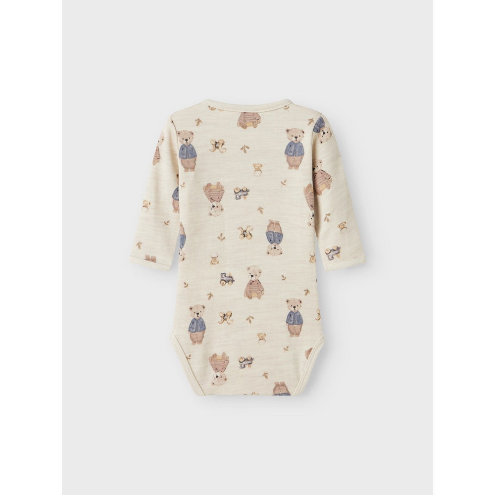 Køb Name It Peyote Melange Bear Nbnwup Wo/Co Ls Body