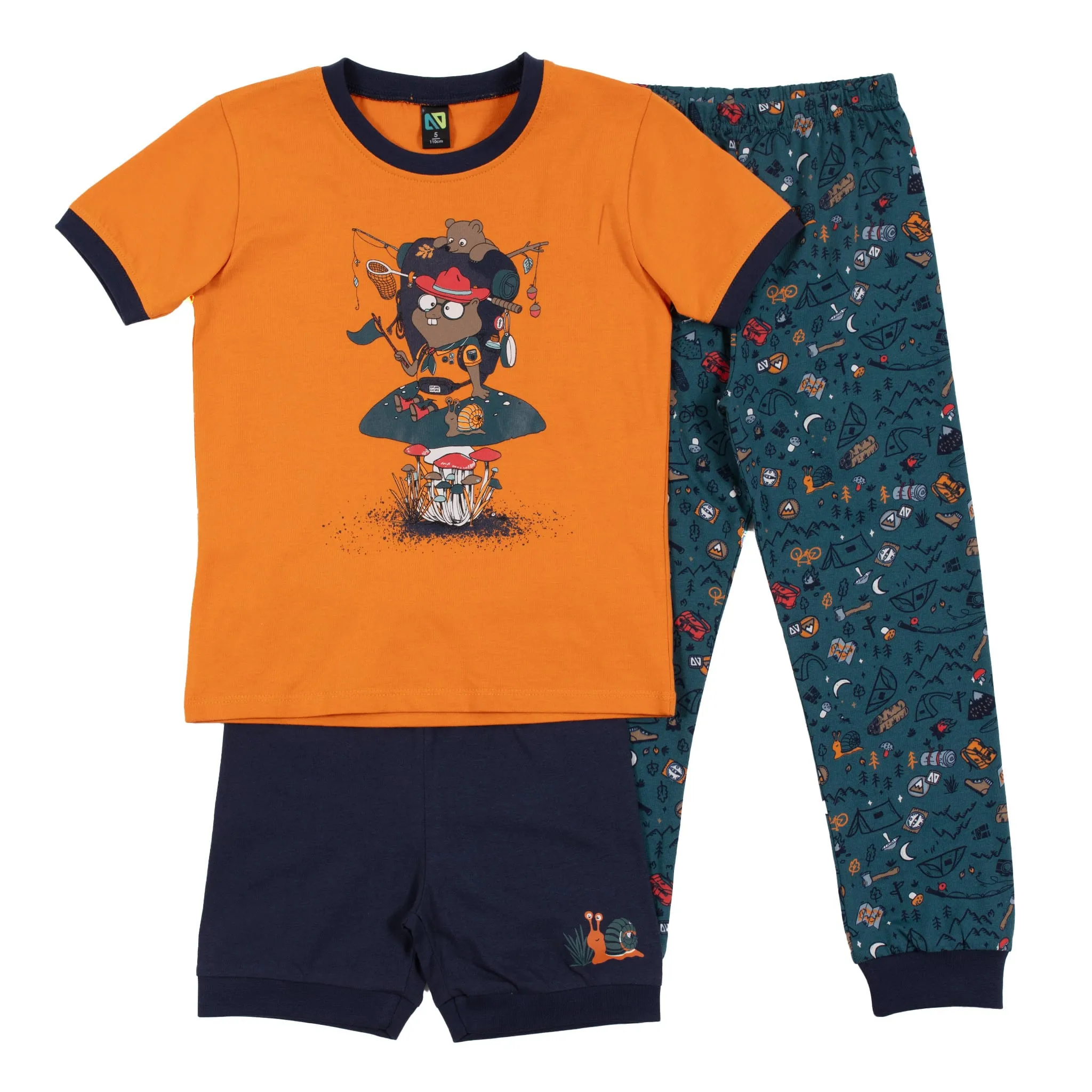 Nanö Pyjama 3 Pièces Camping 2-6ans