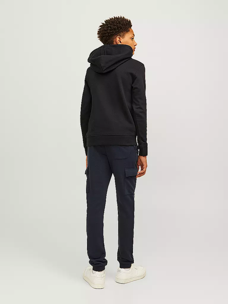 JACK & JONES Jungen Kapuzensweater - Hoodie JJESWIFT  schwarz