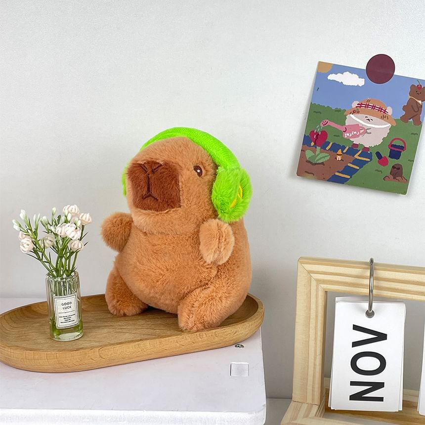 Klas 302 - Muziek Capybara Pluche Tashanger Sleutelhanger