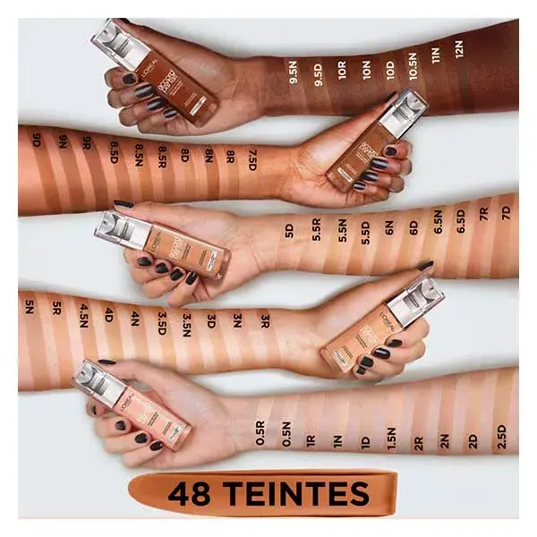 Base Líquida True Match da L'Oréal Paris, nº 10.5N Café, 30ml