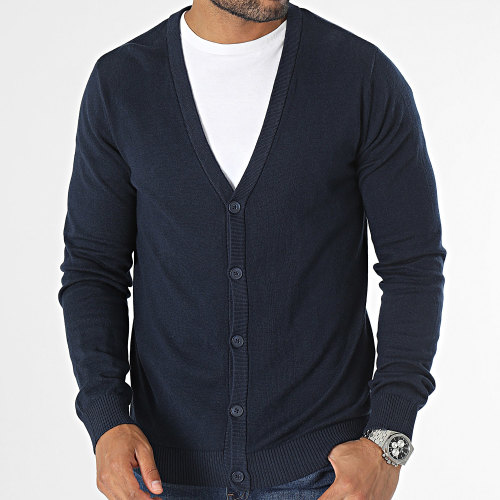 Cardigan Basic Bleu Marine