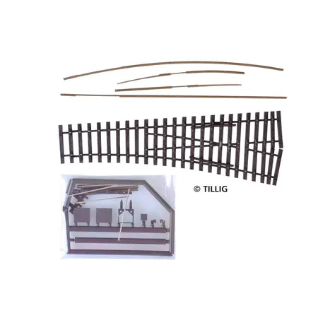 Tillig 85423 EW 2 rechts Spur H0