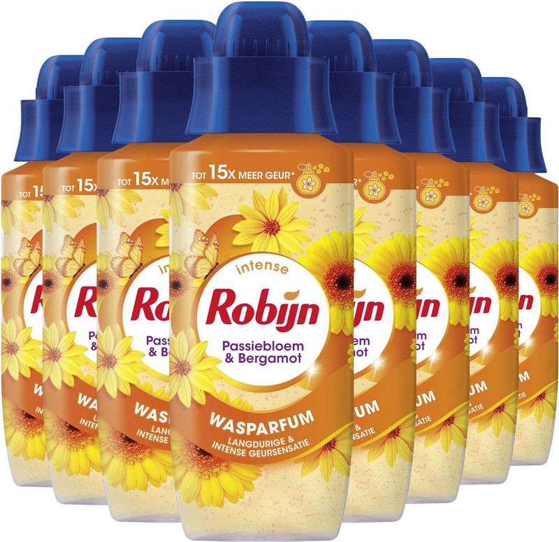 Robijn - Wasparfum - Passiebloem & Bergamot - 8x 324 ml