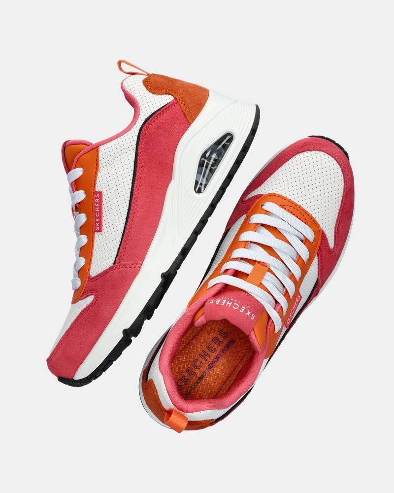 Skechers Uno - 2 Much Fun Lage sneakers  - wit