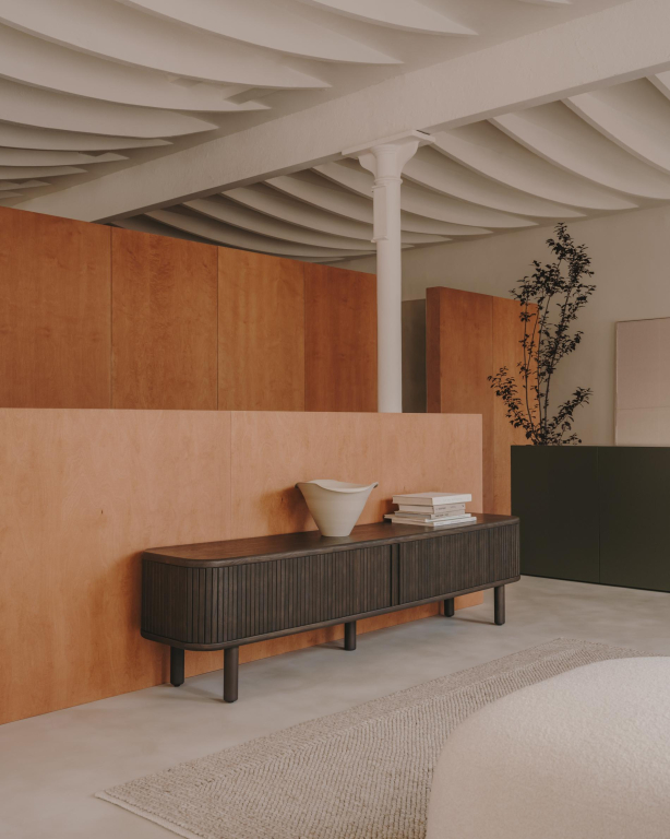 Kave Home Mailen tv-meubel 200x50 naturel