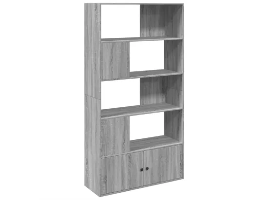 Bibliothèque sonoma gris 100x36x189 cm bois d'ingénierie