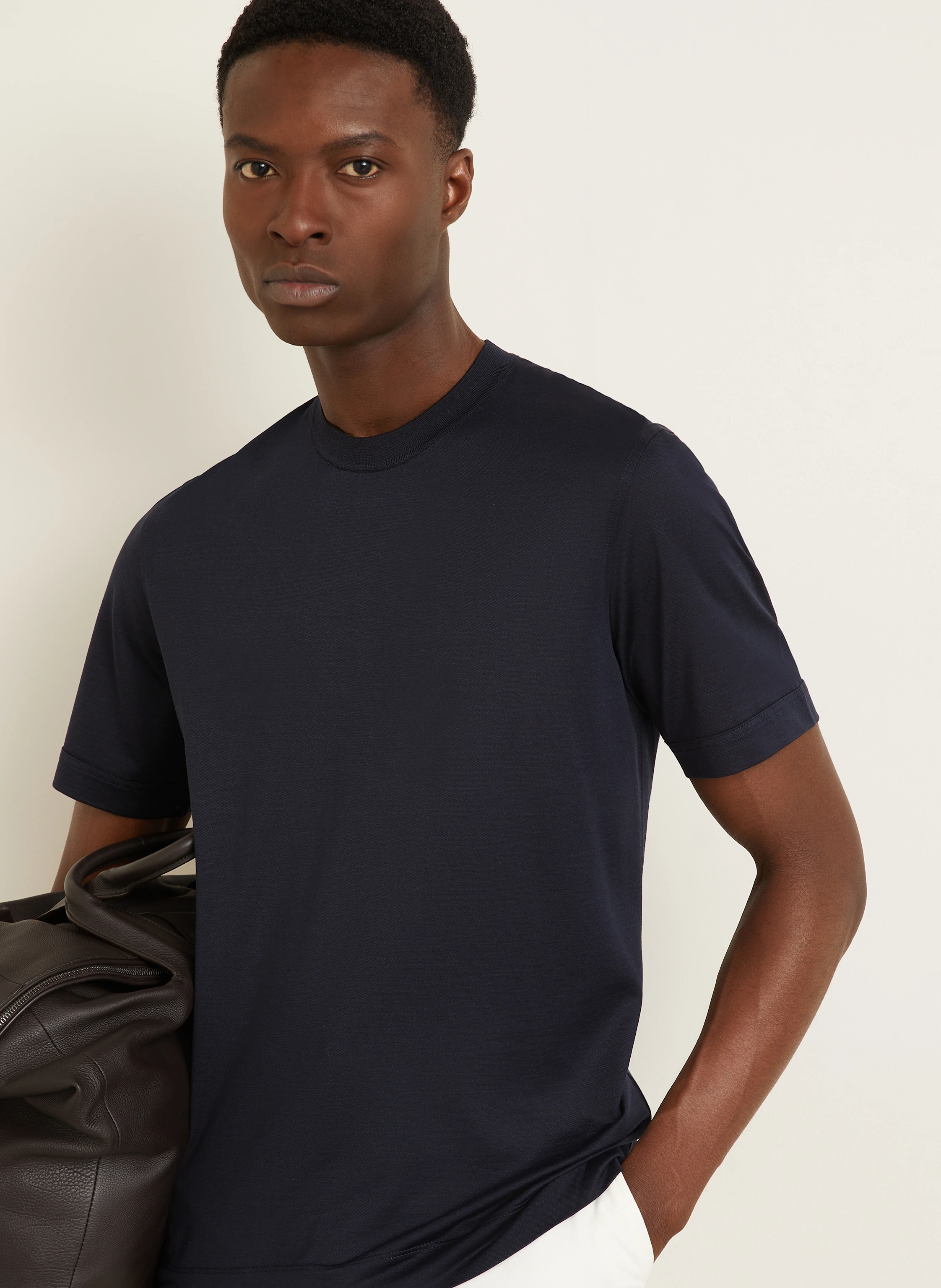 ZEGNA T-Shirt mit Seide